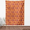 thumbnail image 4 of Ambesonne Vintage Fabric by the Yard Upholstery, Overlapped Mandala Pattern, 1 Yard, Pastel Yellow Dark Orange, 4 of 5