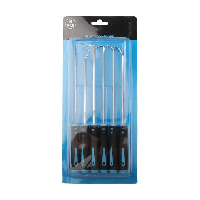 6 Pcs Outil de Ramassage et Crochet pour Voiture Extracteur de Joint d'Étanchéité d'Anneau Outils à Main