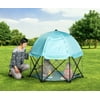 Regalo My Play Deluxe Portable Play Yard Indoor and Outdoor, Full Canopy, Washable, Aqua, 6-Panel, Unisex