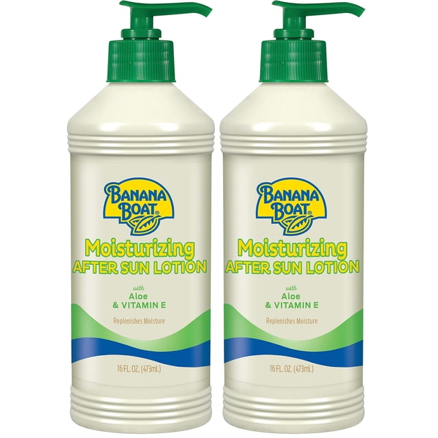 Loción After Sun Banana Boat con Aloe y Vitamina E 473 ml x2