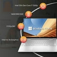 thumbnail image 2 of HP Envy x360 2-in-1 15.6" FHD Touchscreen Laptop, Intel core i7-1260P, 16GB RAM, 1TB PCIe SSD, Backlit KB, HD Webcam, Intel Iris Xe Graphics, Wi-Fi, Bluetooth, Win 11 Pro, Silver, 32GB USB Card, 2 of 9