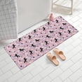 thumbnail image 2 of Pink Cartoon Unicorn Star Camouflage Pattern Bathroom Rugs Mat,Non Slip Microfiber Bathroom Rug,Rubber Backing,Soft Bathroom Mats for Bathroom Floor,Tub and Shower,60x24in(150x60cm), 2 of 5