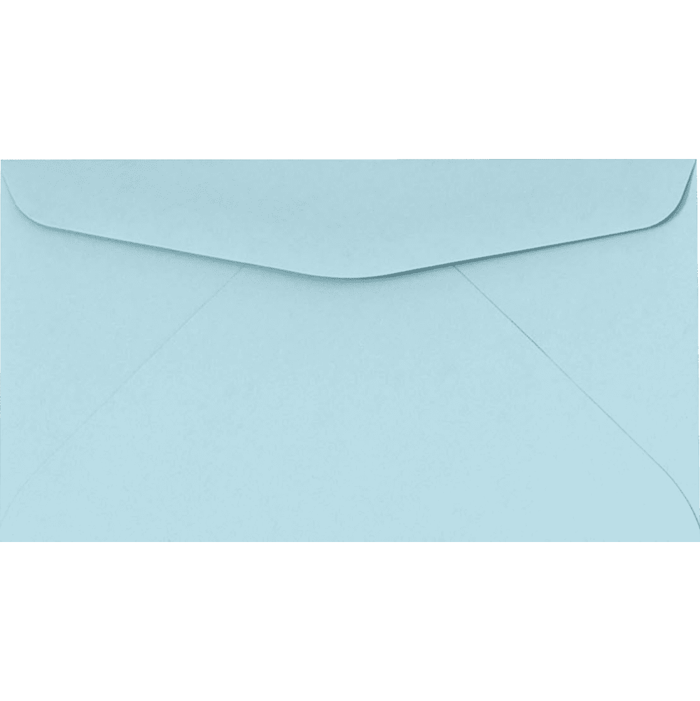 LUXPaper #6 3/4 Regular Envelopes, 3 5/8 x 6 1/2, Pastel Blue, 250/Pack