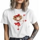 thumbnail image 4 of Camisetas gráficas informales de manga corta para hombre con diseño de flechas y chica, 4 of 8