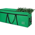 thumbnail image 1 of ITHWIU Christmas Tree Storage Bag Fit 4-5 Ft Holiday Tree | Large Capacity 39 Inch Christmas Storage Container with Handles and Sleek Zipper,Green, 1 of 8