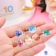 thumbnail image 3 of 60 piezas de colgantes de bolas de vidrio de colores, dijes de vidrio con pequeñas estrellas brillantes, accesorio artesanal para hacer collares, pulseras, aretes, joyas artesanales, 3 of 5