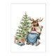 thumbnail image 1 of Cuadro sobre lienzo de árbol de Navidad para decoración del hogar, carteles nórdicos e impresiones, imagen de pared para habitación de bebés y niños, ciervo, camión, zorro, arte de pared, regalo, 1 of 4