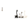 thumbnail image 1 of Estatua De Jirafa Besándose, Escultura De Cerámica, Colección De Arte, Regalo De Aniversario, Centro De Mesa, Adorno Para Estantería, Escritorio, Oficina, Dormitorio, Decoración,, 1 of 8