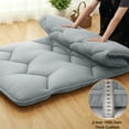 Japanese Floor Mattress Futon Mattress,3 '' Thicken Daybed Futon Roll Up,Portable & Foldable
