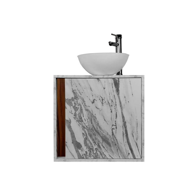 Gabinete De Baño HELENA Con Llave Y Ovalin Minimalista
