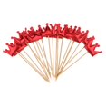 thumbnail image 2 of Cake Topper Yuyangstore Fiesta de cumpleaños 20 piezas corona roja, 2 of 8