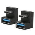 thumbnail image 3 of USB Degree Adapter,2 Pcs USB C Usb C Angle Adapter Usb C Adapter High Capacity, 3 of 14