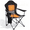 Black Gray, variant on CONCETTA 2 Pack Heated Camping Chairs, Folding High Back Padded Chairs, 3-Level Seat & Backrest Heating, 330 lbs, USB Powered,Black Gray
