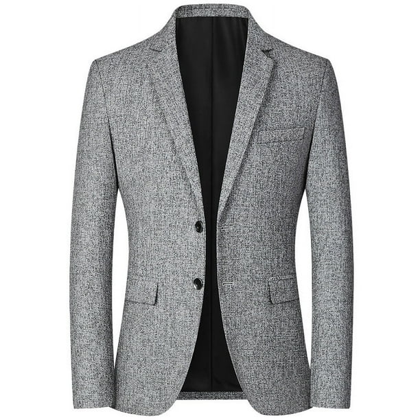Traje pequeño para hombre, traje coreano elegante e informal, traje individual para hombre de mediana edad, chaqueta para primavera y otoño para hombre