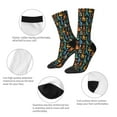 thumbnail image 3 of KLL Colorful Guitar Print Cool Socks Men's Women's Crew Socks Funny Crazy Novelty Stockings, 3 of 6