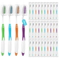 thumbnail image 1 of Cepillo de dientes Frekare, paquete de 30 unidades, con fundas, para adultos y niños, 1 of 8