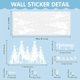 thumbnail image 2 of Decorative bowl window sticker Christmas snowflakes Christmas decoration decoration Xmas, 2 of 4