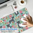 thumbnail image 4 of Long Mouse Pads for Desk,Cute Pitbull Terriers Dog and Flowers Desk Mats on Top Of Desks, Desk Mouse Pad Extra Large with 3mm Non-Slip Base and Stitched Edge for Gaming,Office,Work,Home 31.5"x11.8", 4 of 6