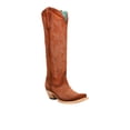 thumbnail image 2 of Corral Boots Womens Suede Embroidered Tall Snip Toe Cowboy  Tall Boots, 2 of 5