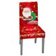 thumbnail image 4 of Mantel navideño rectangular ZOELNIC, funda de tela elástica para silla, funda protectora clásica para mesa navideña, ideal para el hogar, la cocina, el comedor y la decoración de fiestas., 4 of 5