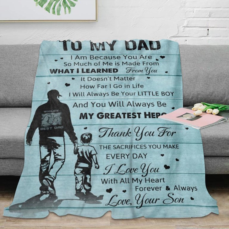 Gifts for Dad, Dad Birthday Gift Blanket, Dad Gifts, Birthday