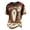 Brown, variant on Broave Halloween Shirts for Men, Glowing Eyes Skull Pumpkin Crewneck Short Sleeve T-Shirt, Vintage Halloween Graphic Tee for Daily Wear & Party