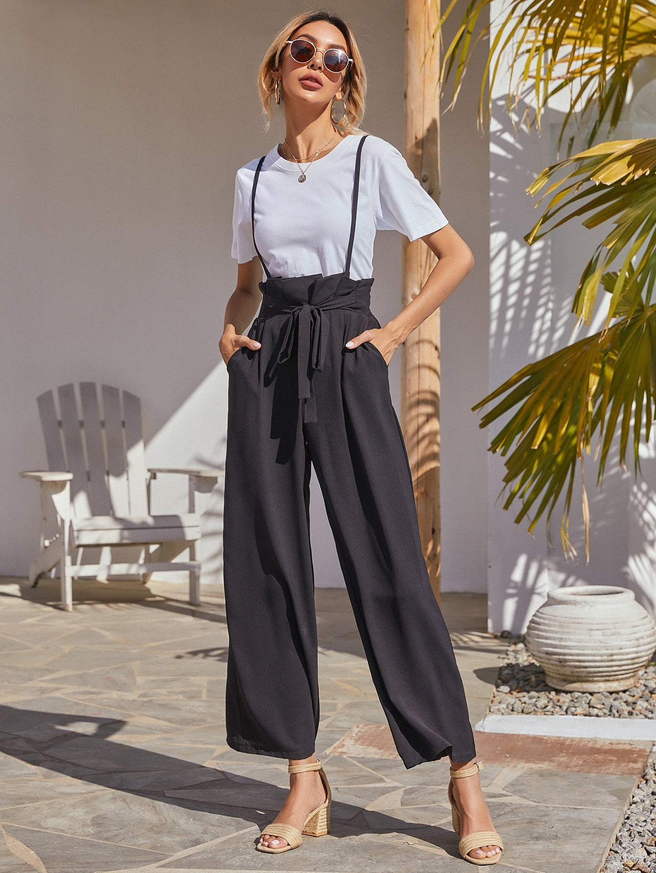 完売新品タグ付MEDI CORD SUSPENDER WIDE PANTS | fermedesnoyers.be