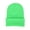 Bright Green, variant on Men Women Lightweight Beanies Hats Running Skull Cap Helmet Roll up Edge Skullcap