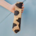 thumbnail image 2 of Cartoon Cheetah Tie&nbsp;– Cute Animal Print, Skinny Necktie for Casual & Fun Events, 2 of 6