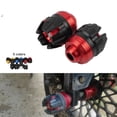 thumbnail image 2 of 1Pair Universal Motorcycle Scooter Aluminum Front Fork Cup Suspension Protection Cup Frame Slider Falling Protector, 2 of 3