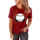 thumbnail image 3 of Gibobby Playera de Verano para Mujer Camiseta con corazón béisbol para mujer Camiseta con corazón béisbol con gráfico para mujer Ropa(Rojo,M), 3 of 3