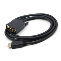 Adapter Cord HDMI-compatible to VGA Cable 1080P@60Hz Male to Male High Speed Monitor Cable to Connect Computer Laptop PC