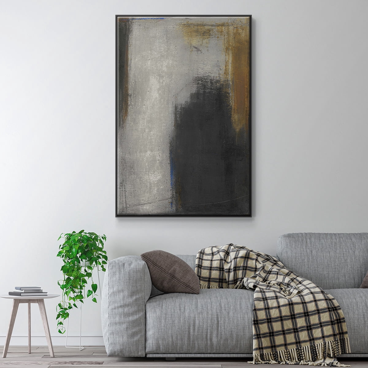 On My Way to Lately Framed Premium Gallery Wrapped Canvas - Ready to Hang - 27 x 41 - Black Floating Frame
