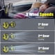 thumbnail image 3 of Ventilador de coche Qioe, ventiladores USB para asientos de coche, 3 velocidades, viento fuerte, 5 V, 3 of 7