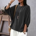 thumbnail image 2 of Sexlip Women's Top Comfortable Wear Everyday Versatile Wear Easy Care Fabric Fashion Forward Modern Style Classic Design Black XXL, 2 of 7
