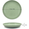 thumbnail image 3 of 4 Pcs 7 Inch Lightweight Wheat Straw Plates, Unbreakable Dinner Plate, Toddler, Anti-fallen, Dishwasher Microwave Safe Plates (4 colors), 3 of 7