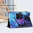 thumbnail image 4 of TECH CIRCLE Wallet Case For Samsung Galaxy Tab A7 Lite 8.7 2021 (SM-T220/T225),Slim PU Leather Folio Flip Smart Stand Case with Pencil Holder Hand Strap Magnectic Protective Cover,Dog, 4 of 8