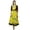 yellow, variant on Bimba Floral Kurti Cotton Long Kurti 3/4 Sleeves Indian Party Dress Etnic Wear