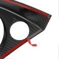 thumbnail image 1 of Gear Shifter Panel Frame Trim Cover Paste Installation Gear Box Shift Panel Frame Cover Sticker for 500 Abarth Red, 1 of 4