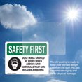 thumbnail image 6 of (2 Pack) Dust Mask Should Be Worn When With Symbol OSHA Safety First Sign, 6 of 7