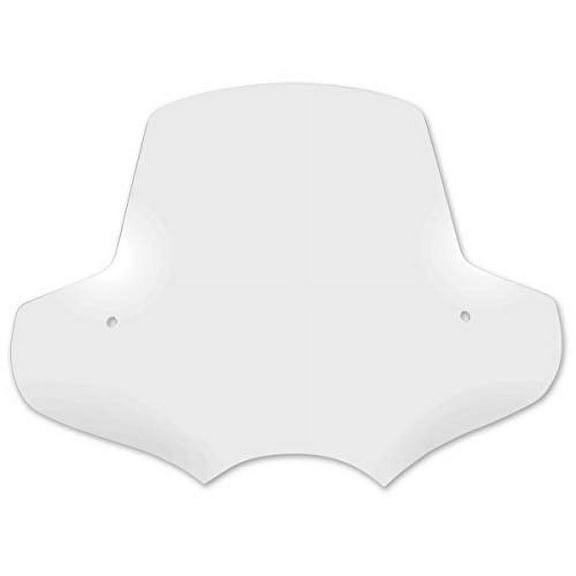 Memphis Shades Malibu Windshield with Handlebar Mounting Kit (Clear)