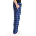 thumbnail image 2 of At The Buzzer Mens Pajama Pant  Jersey Knit Sleep Pant (Royal Buffalo Plaid, Small), 2 of 3