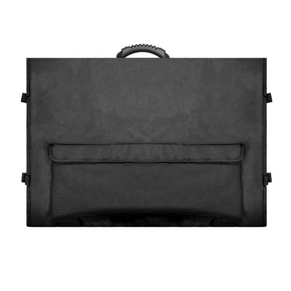 Monitor Carrying Case Computer Monitor Bag with Pockets Adjustable Travel Carrying Case for 24-27In Desktop Monitor,B