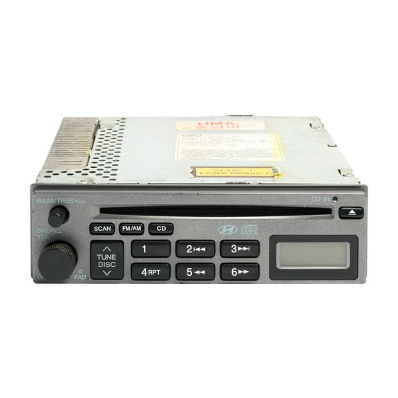 Restored 2000-2002 Hyundai Accent AM FM Radio Receiver Single Disc CD Player 96160-25306 (Refurbished)