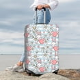 thumbnail image 3 of Lsque Cute Rabbit And Heart Printed Luggage Cover, Travel Luggage Protector,Scratch and Dirt Resistant, Fits 18-32 Inch Luggage - Medium, 3 of 9