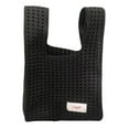 thumbnail image 4 of Bolso de hombro de punto Bolso de mano moderno Bolso de hombro versátil y versátil Negro, 4 of 9