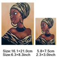 thumbnail image 3 of Beautiful Retro Art Black Woman Clothes Decals Flower Heat Transfers transfert thermocollants T-shirt Parches Stranger Thing, 3 of 5