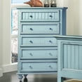 thumbnail image 3 of Sea Winds Monaco 5 Drawers Chest Drawer Wood Blue, 50"H x 52"W x 18"D, 65 lbs, 3 of 4