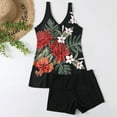 thumbnail image 6 of Tankini for Women Swimsuits with Shorts Two Piece Bathing Suits Tummy Control Swimwear, 6 of 8