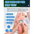 thumbnail image 2 of Orthostride Metatarsal Pads for Men, Ball of Foot Cushions for Pain Relief, Comfortable Forefoot Support for Metatarsalgia and Morton's Neuroma, 1/3 Inch Thick Self-Adhesive Foot Pads, 3 Pairs L, 2 of 3